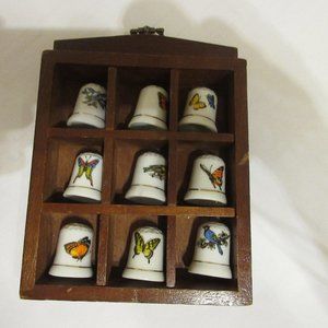 Antic Collectible  Thimble Sewing Finger Protector Thimbles for Sewing Ceramic